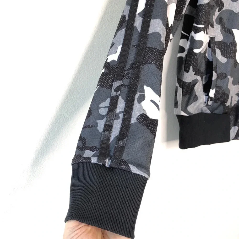 WITH Wear it to Heart Reversible Lightweight Camouflage‎ Bomber Jacket Size S